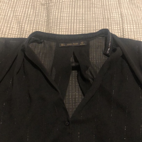 High low tunic style button down ZARA - Picture 2 of 4